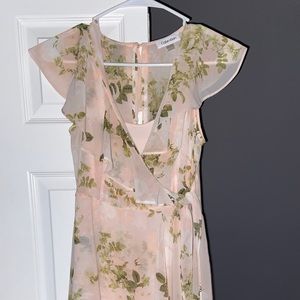 Calvin Klein blush dress